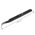 Anti-static Tweezers 9 Holes Curved Pointed Stainless Steel 3 Pcs