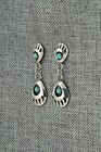 Turquoise   Sterling Silver Earrings - Sandra Parker