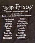 Brad Paisley Weekend Warrior World Tour 2017 T Shirt Women Small Concert T Shirt
