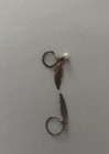 Dainty Feather Earrings 925 Sterling Silver Women Small Hoop Minimalist Earrings
