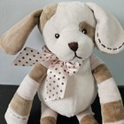 Bearington Baby Lovey Plush 16  Pink  brown Puppy Dog Stuffed Animal Nursery Toy