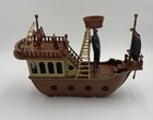 Disney Parks Mickey Mouse Pirates Of The Caribbean Pirate Ship With Figures Lot