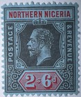 Travelstamps  Northern Nigeria Stamps  36 - 2s 6d Denomination  Mint Mogh