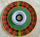Roulette Wheel 13  Dia  Excellent Tray For Gambling Night