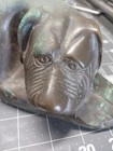 Vintage Solid Brass Sleeping Puppy Dog Korea