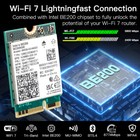 Wifi 7 Intel Be200ngw M 2 Ngff Wifi Card Tri Band 802 11be Bt5 4 Network Adapter