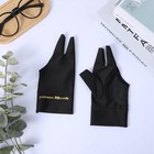 2pcs 3 Fingers Pool Gloves Billiards Left And Right Hand Cue Gloves             