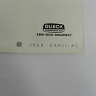Vintage 1968 Cadillac Dealership Sales Brochure Information Specifications 