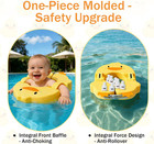 Baby Non-inflatable Floats  Lightweight Swim Trainer Solid Arm Ring With Anti-ti