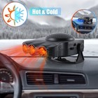200w Portable Electric Car Heater 12v Dc Heating Fan Defogger Defroster Demister