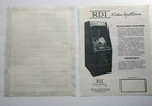 Thayer s Quest Arcade Flyer Original Laser Game Art Rdi Video Systems Rare 1984