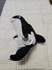 1997 Coca Cola Orca Whale With Coca-cola Bottle Bean Bag Plush With Tag