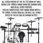Roland Td713 V-drum Kit  W  Pd-140ds Instead Of Pd-140dsx Snare Drum  Offer  buy