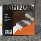 Thomastik Dominant Violin Strings Set 135 Medium With Gold Label E Ball End