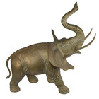 Brass Elephant Extra-large Figurine Vintage Midcentury Statemen Piece 22lbs