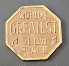 New York City Ny Show World Center Peep Show Times Square Token   Mt  0438  