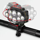 Super Bright 8 Led Bike Light Usb Rechargeable Bicycle Front Headlight Waterprof