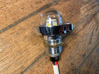 Vintage Wilcox Crittenden Style  Chrome Bronze Glass Anchor Light New Led wiring