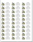 150 Beautiful Blue Heron Bird Return Address Labels Personalized  1 X 2 5 8