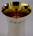 106g Mid Century Modern Solid Sterling Silver Goblet Chalice Cup 1972 Barware