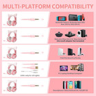 Gs510 Gaming Headset  Cat Ear Headset Pc Gaming Headphones With Retractable Mic