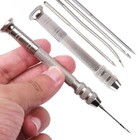 5pcs Leather Sewing Awl Kit With Replaceable Needles For Canvas  Shoes   Bags