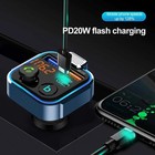Bluetooth Car Fm Transmitter Mp3 Player Hands Free Radio Adapter Kit Usb Charger