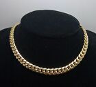 6mm 22  10k Gold Cuban Link Necklace Box Clasp Real 10kt Strong Link Mens Chain 