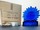 Cobalt Blue The Sun Celestial Votive Candle Holder Appr  4   t Vintage Nib Nos