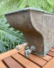 Antique Wood Stove Water Cistern Tank Reservoir W spigot-no Cover 