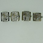 Lot Of Four Vintage Elgin And Hampden Movements And Dials Parts Steampunk