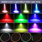 380w Moving Head Lights Rgbw 4-in-1 Led Stage Light With Zoom Beam Wash Effect