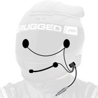 Rugged Radios Hk-uni Wired Offroad Stereo Helmet Kit With Alpha Audio Speakers