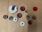 Lot Of Vintage Bicycle Reflector Parts Schwinn Monark Roadmaster  