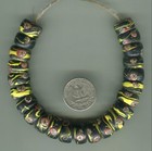 African Trade Beads Vintage Antique Venetian Glass Beads Matched Millefiori