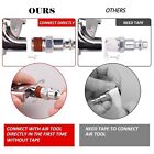 20pack Air Compressor Tire Hose Kit Inflate Accessory Piece Nozzles Recoil Set