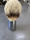 Classic Badger Hair Shaving Brush With Chrome Base     Few Blemishes On Base 