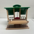 Brio World Wooden Railway Train Station Platform Building With Working Elevator