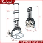 Findmall 180lb Aluminum Folding Stair Climbing Cart Portable Hand Truck W  Wheel