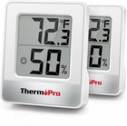 2pcs Lcd Digital Indoor Thermometer Room Hygrometer Temperature Humidity Monitor