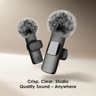 Mini Mic Pro Wireless Microphone For Iphone Android - 2 Pack Usb-c