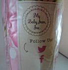 My Baby Sam Inc Rose Bud Lane Crib Rail Cover Pink Roses Girl Collection 18x52