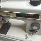 Vtg Necchi Sewing Machine Model 541 W  Foot Pedal   Travel Case Tested Working