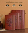8 5x11 Inch Leather Journal A4 Lined Notebook For Work School Writing