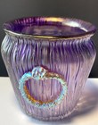 Rare - 1905 Loetz Art Nouveau Glass Vase -  spreading Pansy Empire 