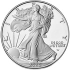 2025-w Proof  1 American Silver Eagle Box  Ogp   Coa