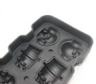 Silicone 3d Skull Ice Cube 6 Holes Tray Maker Sphere Mold Whiskey Cocktail