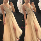 Women Formal Evening Party Prom Ball Gown Wedding Bridesmaid Long Cocktail Dress