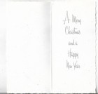 Vtg Christmas Greeting Card 2 75x5 75 Unused Santa Balloons W env-west Germany