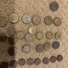 Lot Of 45 Old German Coins Mark 1950-1981